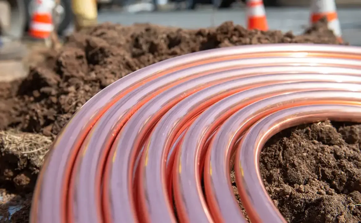 Copper lines