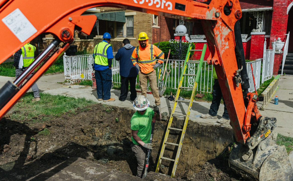 Detroit lead service line replacement
