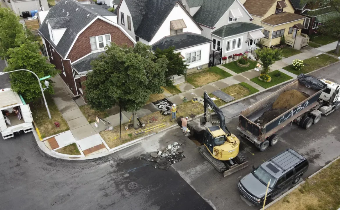 Lead service line replacement